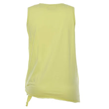 Carica l&#39;immagine nel visualizzatore di Gallery, FREDDY Canotta in Jersey di Viscosa annodata sul Fianco - Sunny Lime - Small
