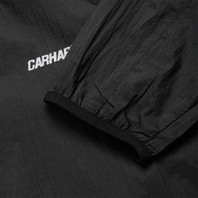 Carica l&#39;immagine nel visualizzatore di Gallery, CARHARTT WIP Turrell Jacket Giacca Leggera Uomo Zip e Cappuccio Nera Black
