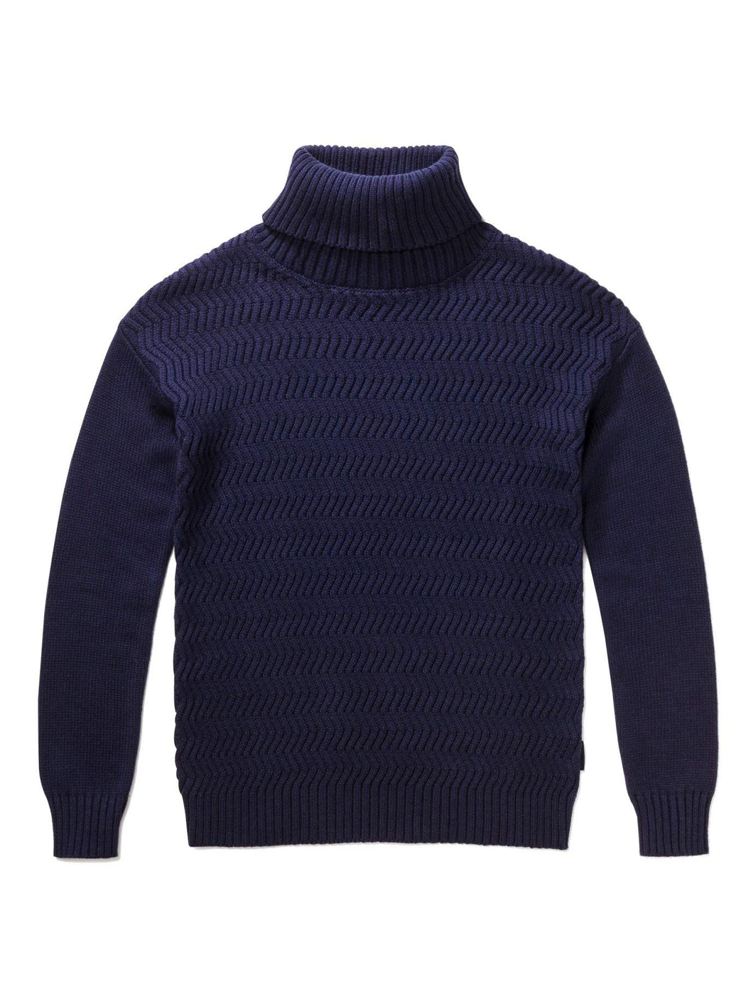 NORTH SAILS 091145 Maglione A Collo Alto Donna Blu Cotone e Cashmere