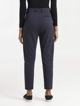 Carica l&#39;immagine nel visualizzatore di Gallery, NORTH SAILS Donna Cotone Pantaloni Ritagliata con Attacco Cintura in Blu Navy L
