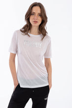 Carica l&#39;immagine nel visualizzatore di Gallery, FREDDY T-Shirt Regular in Jersey con Micro Borchie Effetto Pois
