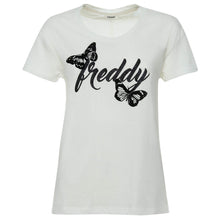 Carica l&#39;immagine nel visualizzatore di Gallery, Freddy COMPLETO T-SHIRT STAMPA GLITTER E PANTALONE LOOSE-FIT TINTO IN CAPO
