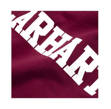 Carica l&#39;immagine nel visualizzatore di Gallery, CARHARTT WIP College Sweatshirt Felpa Girocollo Uomo Cranberry

