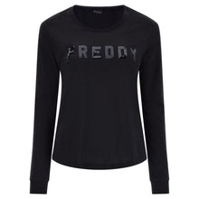 Carica l&#39;immagine nel visualizzatore di Gallery, FREDDY - T-Shirt Comfort Manica Lunga E Grafica Paillettes
