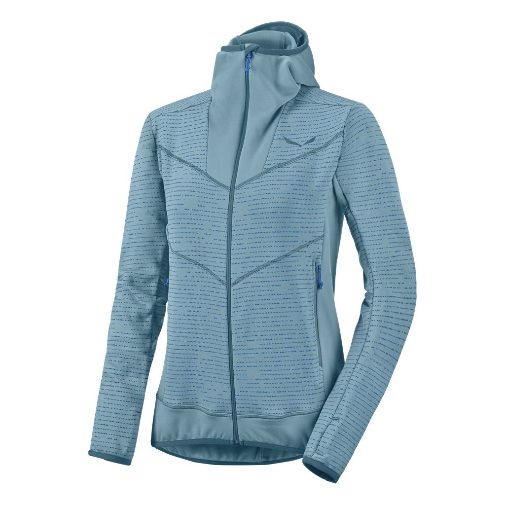 SALEWA Puez 2 PL W FZ HDY, Felpa Donna