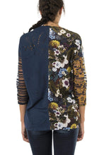 Carica l&#39;immagine nel visualizzatore di Gallery, Desigual T-Shirt Manica Lunga Donna TS KIRUNE 18WWTK93 Graphic Tee m Blu
