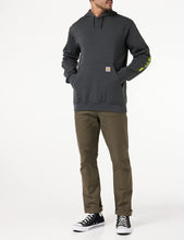 Carica l&#39;immagine nel visualizzatore di Gallery, Carhartt Midweight Sleeve Logo Hooded Sweatshirt Felpa con Cappuccio Uomo (Pacco da 1)
