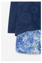 Carica l&#39;immagine nel visualizzatore di Gallery, Desigual - Girl - Vestito Blu da Bambina con Paillettes - Char - Charletown
