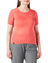 Carica l&#39;immagine nel visualizzatore di Gallery, SALEWA PUEZ Graphic 2 Dry W S/S Tee, Black out Melange, 40 IT/48 IT Donna
