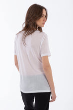 Carica l&#39;immagine nel visualizzatore di Gallery, FREDDY T-Shirt Regular in Jersey con Micro Borchie Effetto Pois
