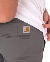 Carica l&#39;immagine nel visualizzatore di Gallery, CARHARTT WIP Sid Pants Chinos Tin Rinsed Pantalone Uomo Cotone Elasticizzato Slim Tapered Fit
