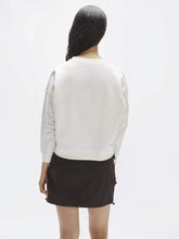 Carica l&#39;immagine nel visualizzatore di Gallery, NORTH SAILS Felpa Garzata in Cotone Stretch in Bianco S
