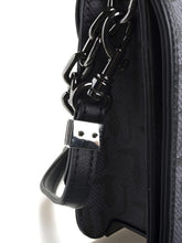 Carica l&#39;immagine nel visualizzatore di Gallery, Trussardi Jeans Borsa Vaniglia Shoulder Small all Over Logo Nero 75B00483 K299
