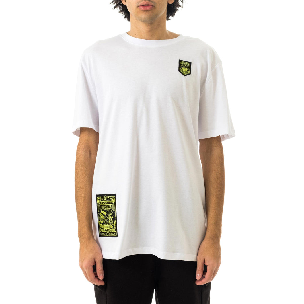 Dolly Noire Bastard Tee Tshirt White PE22