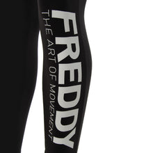 Carica l&#39;immagine nel visualizzatore di Gallery, FREDDY Leggings in Jersey di Viscosa Lunghezza 7/8 con Stampa - Nero-Bianco - Small
