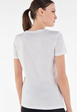 Carica l&#39;immagine nel visualizzatore di Gallery, FREDDY - T-Shirt in Jersey con Grafica Paillettes
