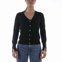 Carica l&#39;immagine nel visualizzatore di Gallery, Guess W2YR33Z2V62 JBLK MAGLIONCINO ZENA CARDI NERO

