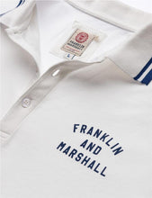 Carica l&#39;immagine nel visualizzatore di Gallery, Franklin &amp; Marshall POLO PIQUE’ COLORE MILK Polo rigata colletto e maniche uomo (XL)
