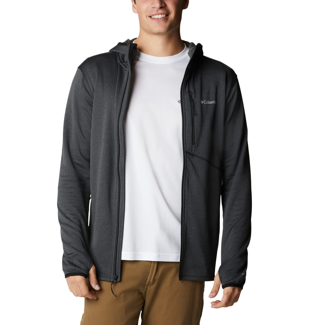 Columbia Park View, Felpa in Pile con Cappuccio con Cerniera Intera, Uomo