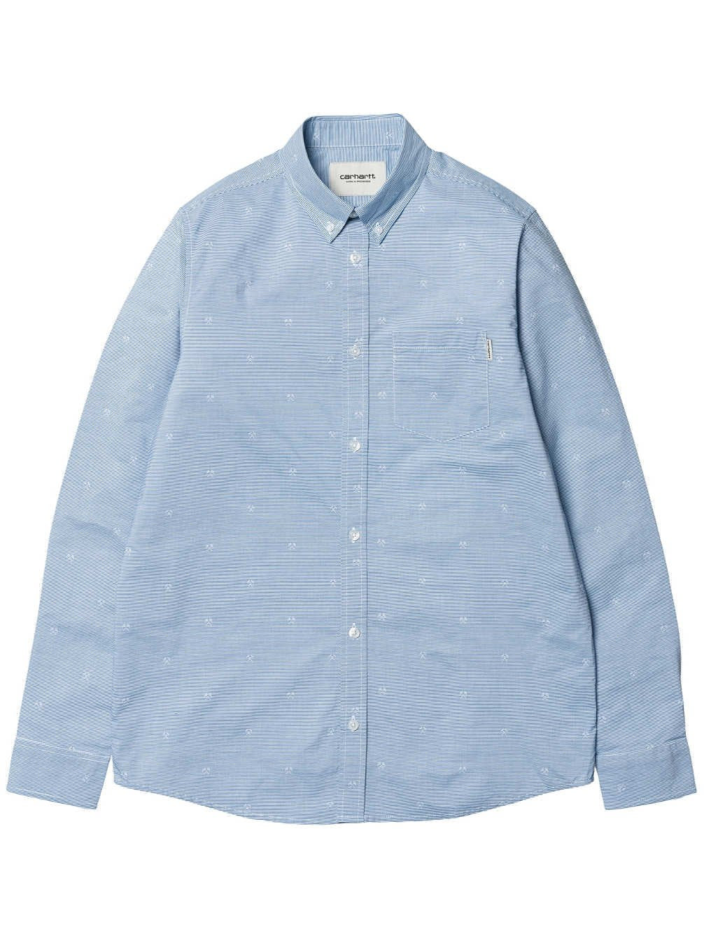 Carhartt L/S Hammer Stripe Shirt 22915 - camicia uomo a righe