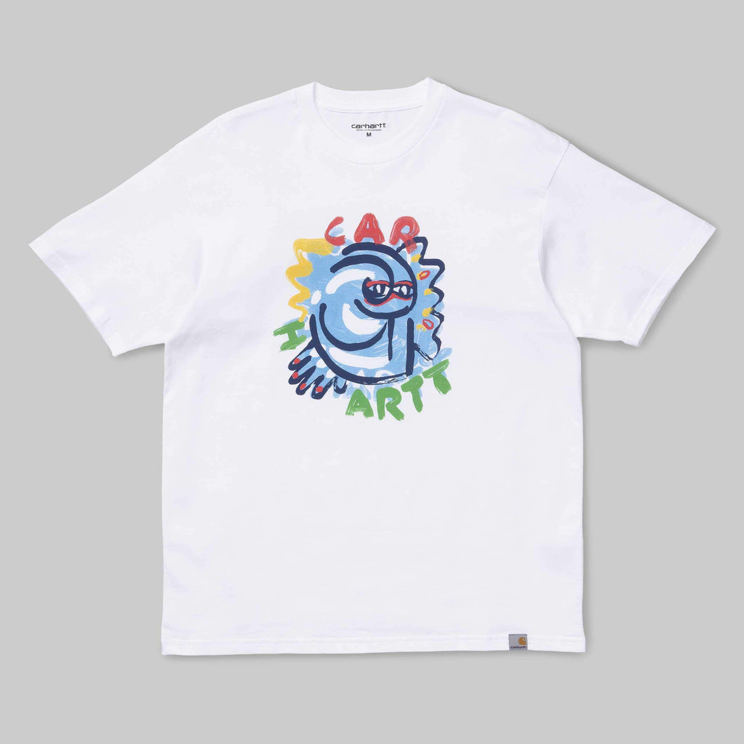 CARHARTT WIP S/s Touri T-Shirt Uomo Bianco con Stampa