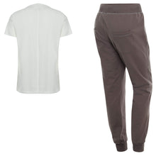 Carica l&#39;immagine nel visualizzatore di Gallery, Freddy COMPLETO T-SHIRT STAMPA GLITTER E PANTALONE LOOSE-FIT TINTO IN CAPO
