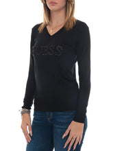Carica l&#39;immagine nel visualizzatore di Gallery, Guess Maglia Donna Anne vs LS Sweater Black E23GU21 W2YR26Z2NQ0

