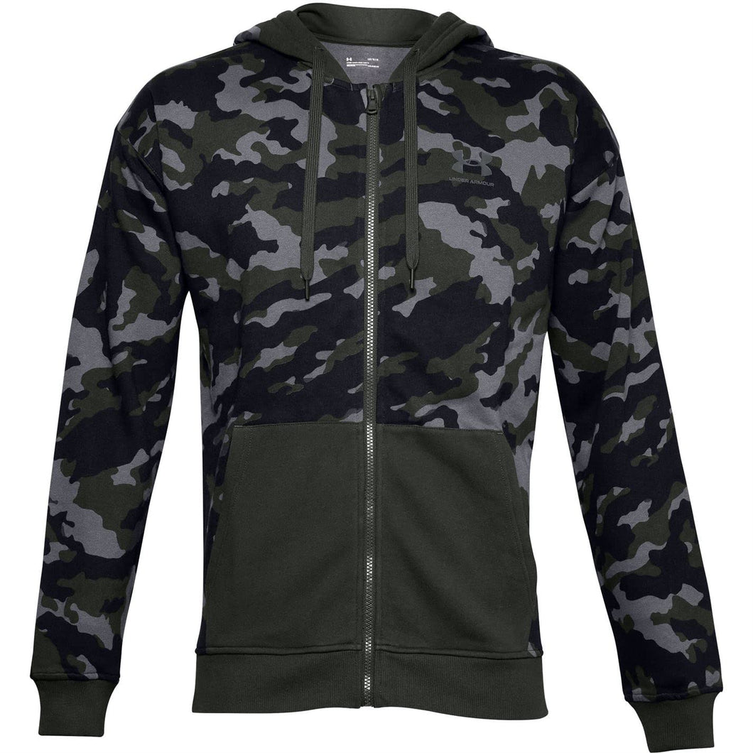 Under Armour Rival Fleece Plus - Maglietta da uomo con zip intera