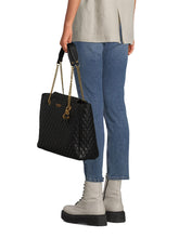 Carica l&#39;immagine nel visualizzatore di Gallery, Guess BORSA DONNA D NERO HWQB8661230BLA maila society borsa a spalla NERO ND scelta=P
