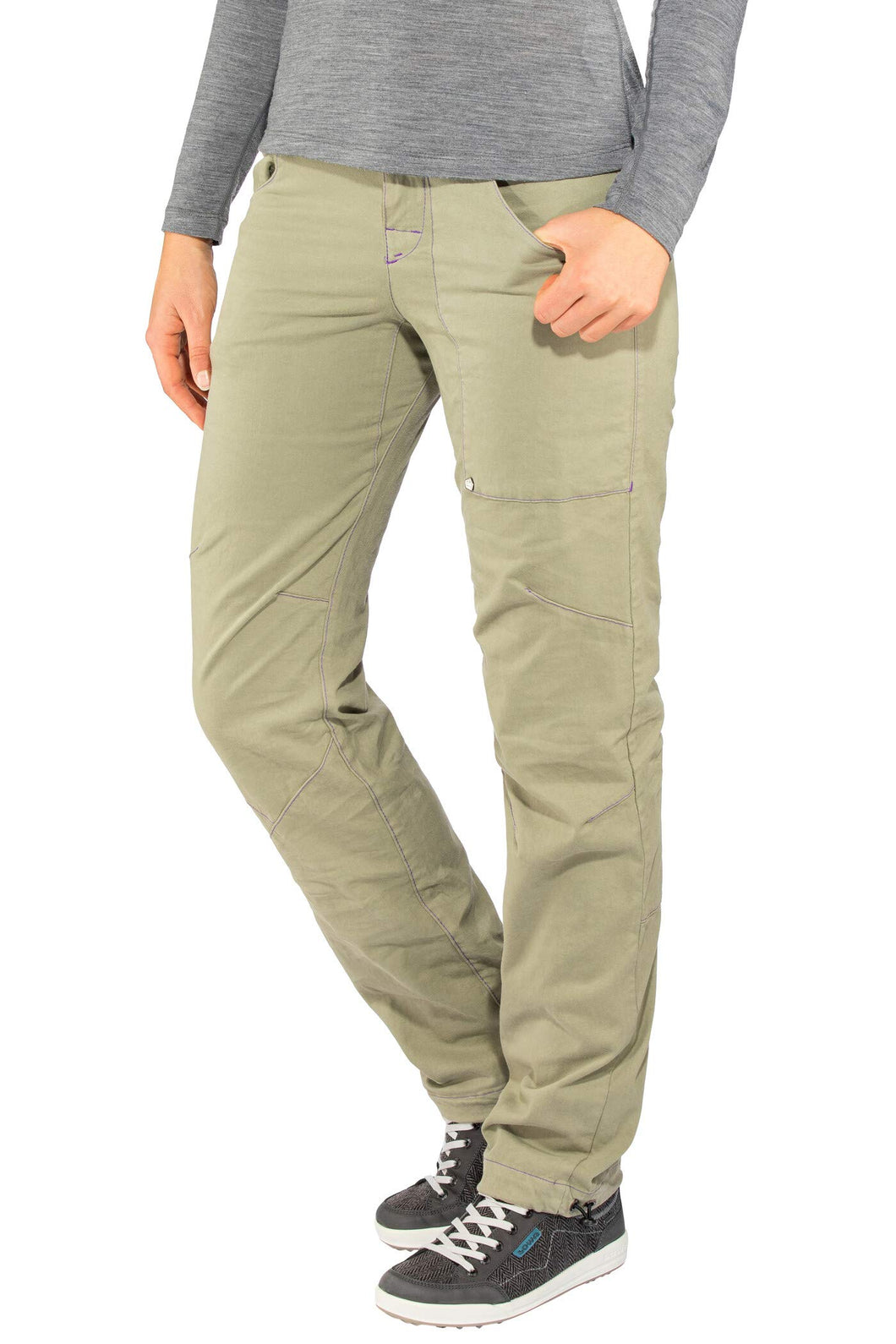 E9 Enove Scintilla - Warm Grey Pantalone Donna da Arrampicata Sportiva