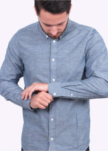 Carica l&#39;immagine nel visualizzatore di Gallery, CARHARTT WIP Carhartt Camicia Manica Lunga Long Sleeve Kyoto Shirt - Blue Stone Wash

