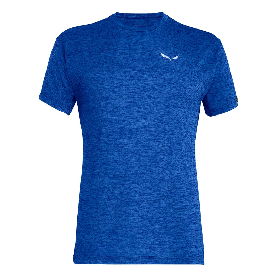 SALEWA PUEZ Dry M S/S Tee Hiking Shirt, Electric Melange, 52-54 Uomo