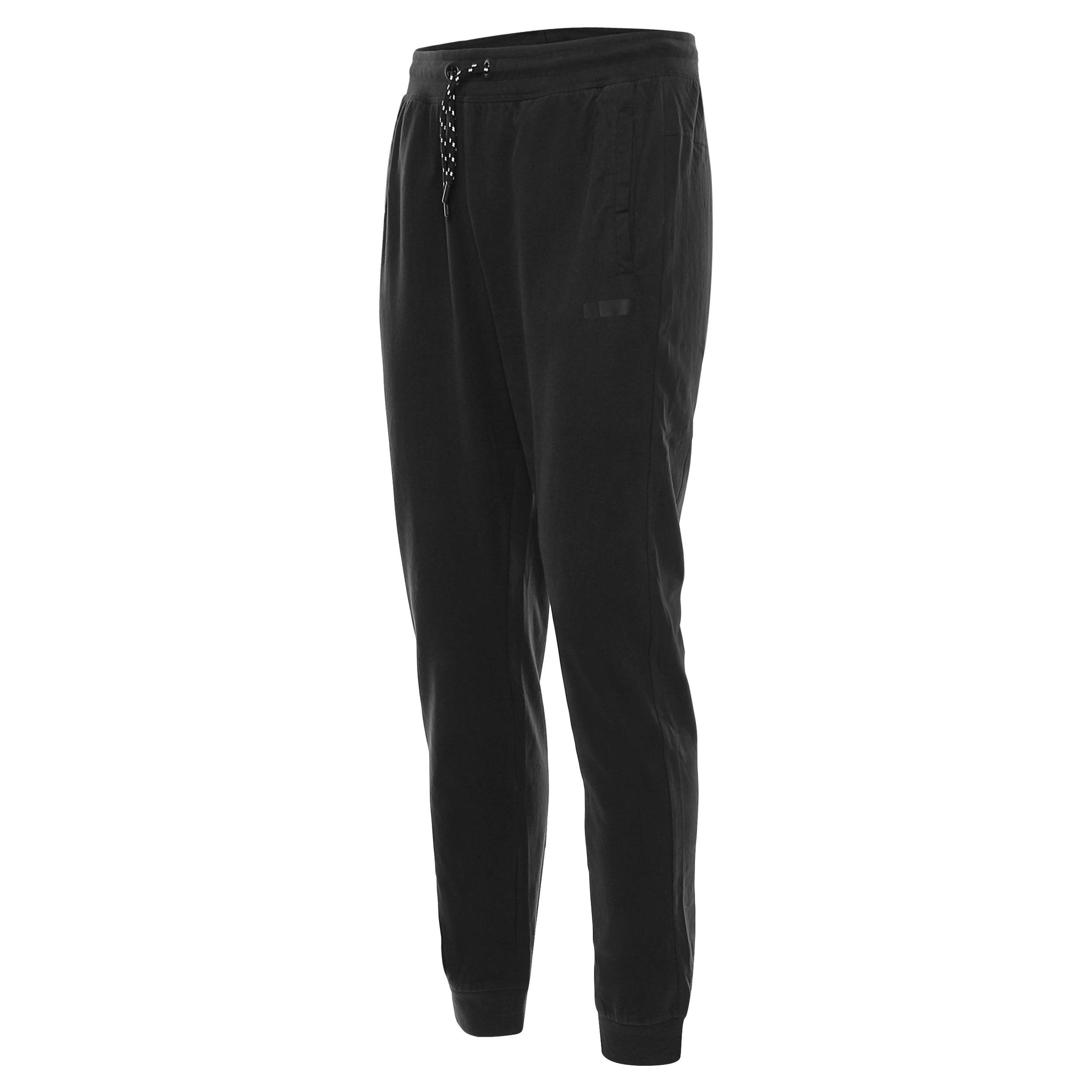 FREDDY Pantaloni Uomo Regular-Fit in Jersey Nero
