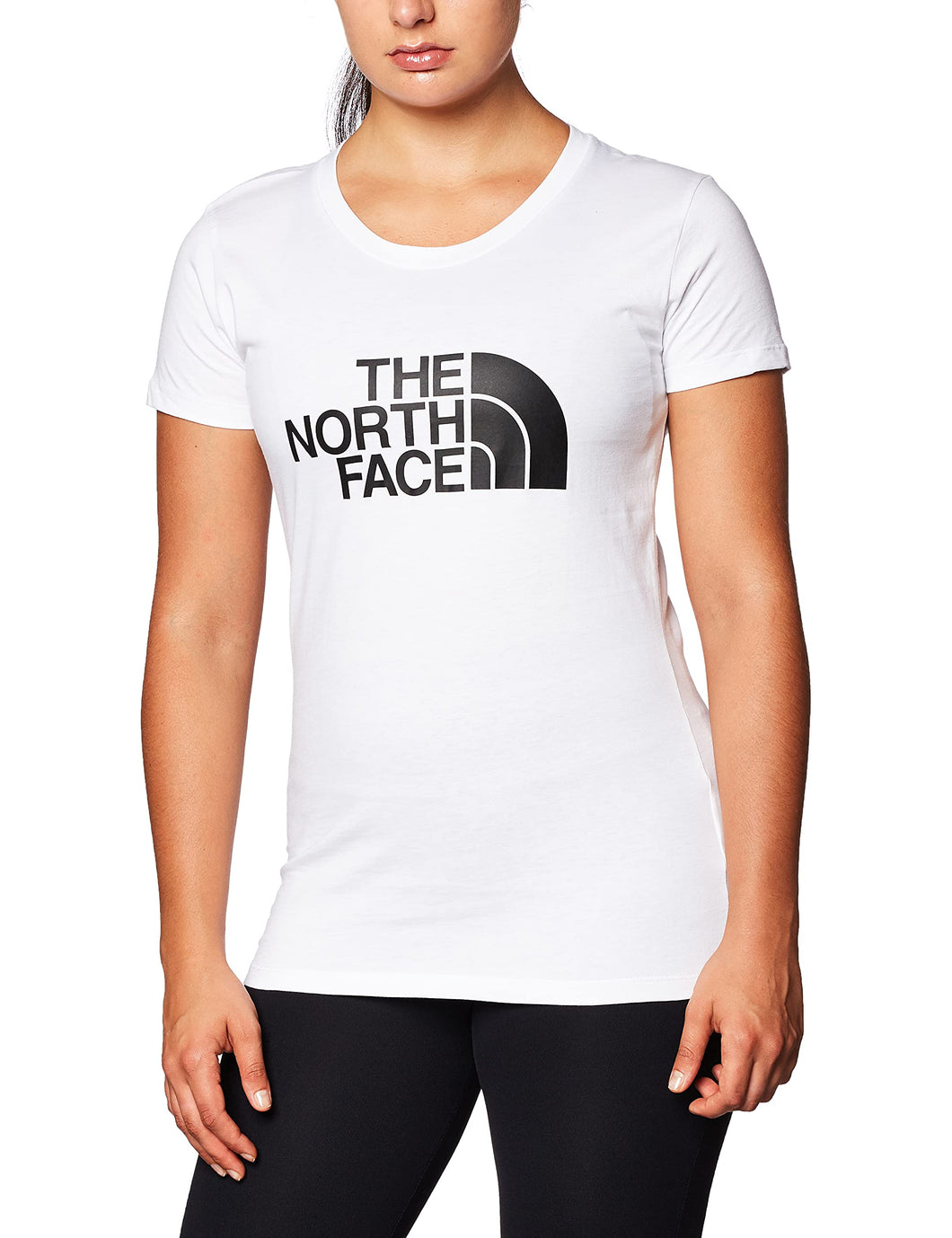 The North Face Women Easy Tee Sport T-Shirt Logo Shirt Abbigliamento da Running - L