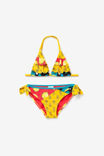 Carica l&#39;immagine nel visualizzatore di Gallery, Desigual Bikini Triangolo Balze Mangostan Costume da Bagno Completo 19SGMK03
