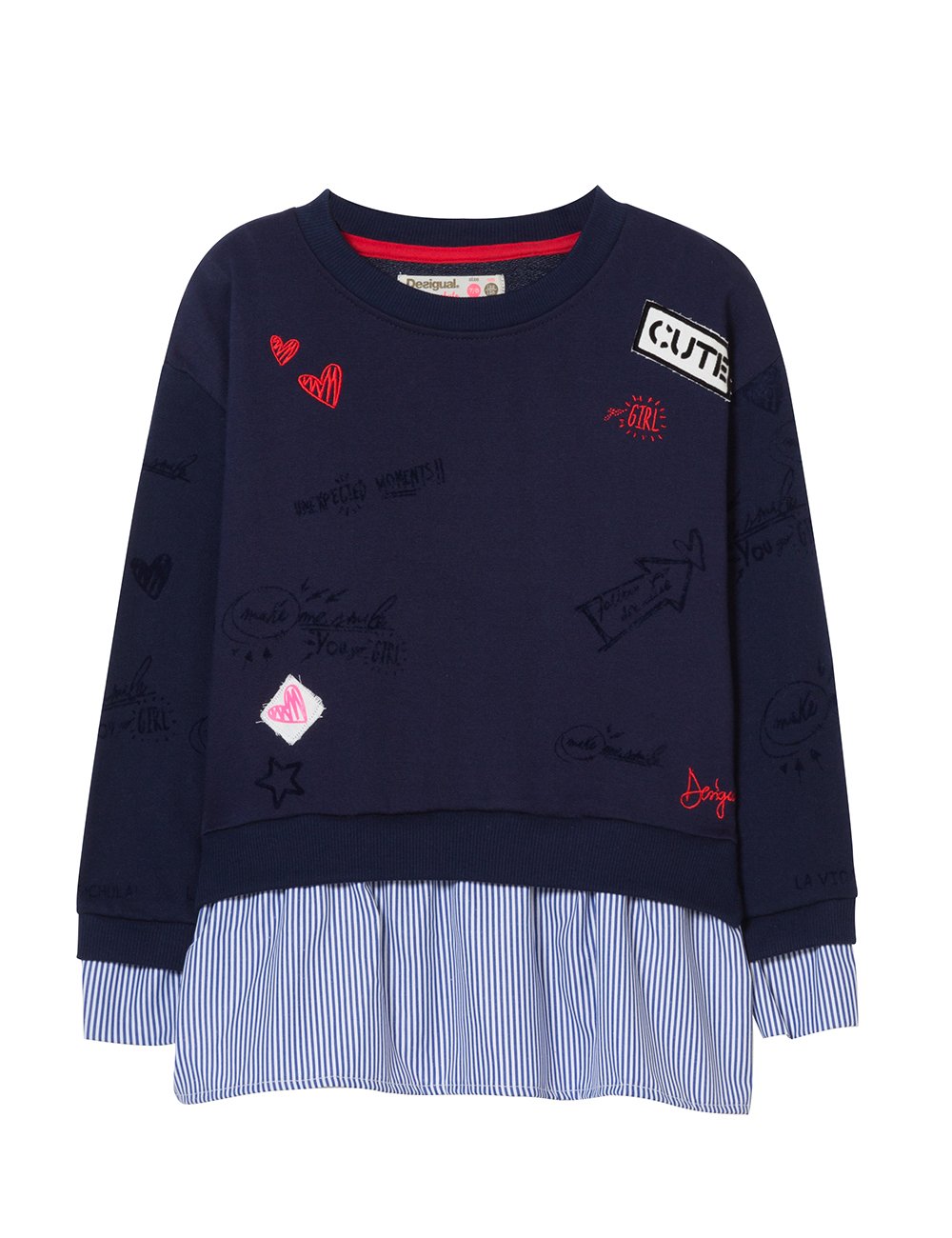 Desigual Sweat_Diderot Felpa Bambine e Ragazze
