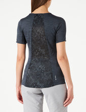 Carica l&#39;immagine nel visualizzatore di Gallery, SALEWA PUEZ Graphic 2 Dry W S/S Tee, Black out Melange, 40 IT/48 IT Donna

