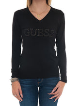Carica l&#39;immagine nel visualizzatore di Gallery, Guess Maglia Donna Anne vs LS Sweater Black E23GU21 W2YR26Z2NQ0
