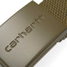 Carica l&#39;immagine nel visualizzatore di Gallery, Carhartt WIP Cinture in stoffa Clip Belt Tonal hamilton brown
