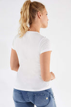 Carica l&#39;immagine nel visualizzatore di Gallery, FREDDY - T-Shirt in Jersey A Maniche Corte Decorata da Perline
