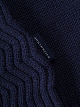 Carica l&#39;immagine nel visualizzatore di Gallery, NORTH SAILS 091145 Maglione A Collo Alto Donna Blu Cotone e Cashmere
