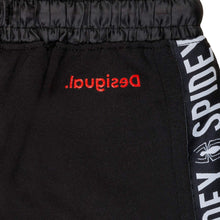 Carica l&#39;immagine nel visualizzatore di Gallery, Abasic Desigual Bermuda Sportivi Pantaloncini in Cotone Spiderman Nero

