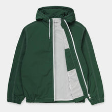 Carica l&#39;immagine nel visualizzatore di Gallery, C Carhartt WIP KASTOR Jacket Giacca Leggera Uomo Zip e Cappuccio con Retina Interna, Verde Treehouse
