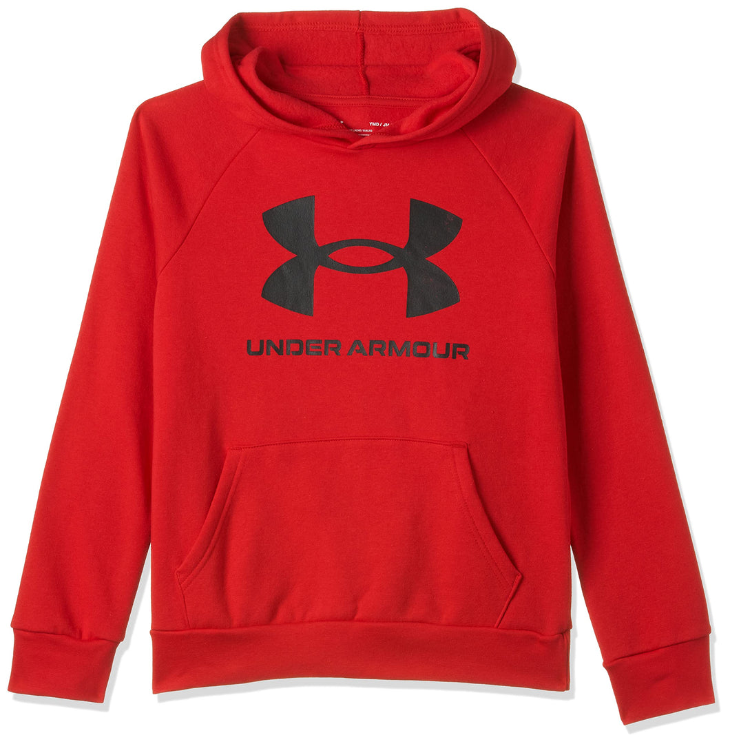 Under Armour Felpa con Cappuccio Rival Fleece Big Logo Felpa con Cappuccio Bambini e Ragazzi