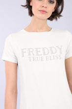 Carica l&#39;immagine nel visualizzatore di Gallery, FREDDY T-Shirt Donna Comfort in Jersey Viscosa con Strass
