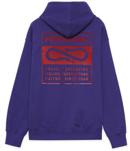 Carica l&#39;immagine nel visualizzatore di Gallery, Propaganda Blank Felpa con Cappuccio Viola (L)
