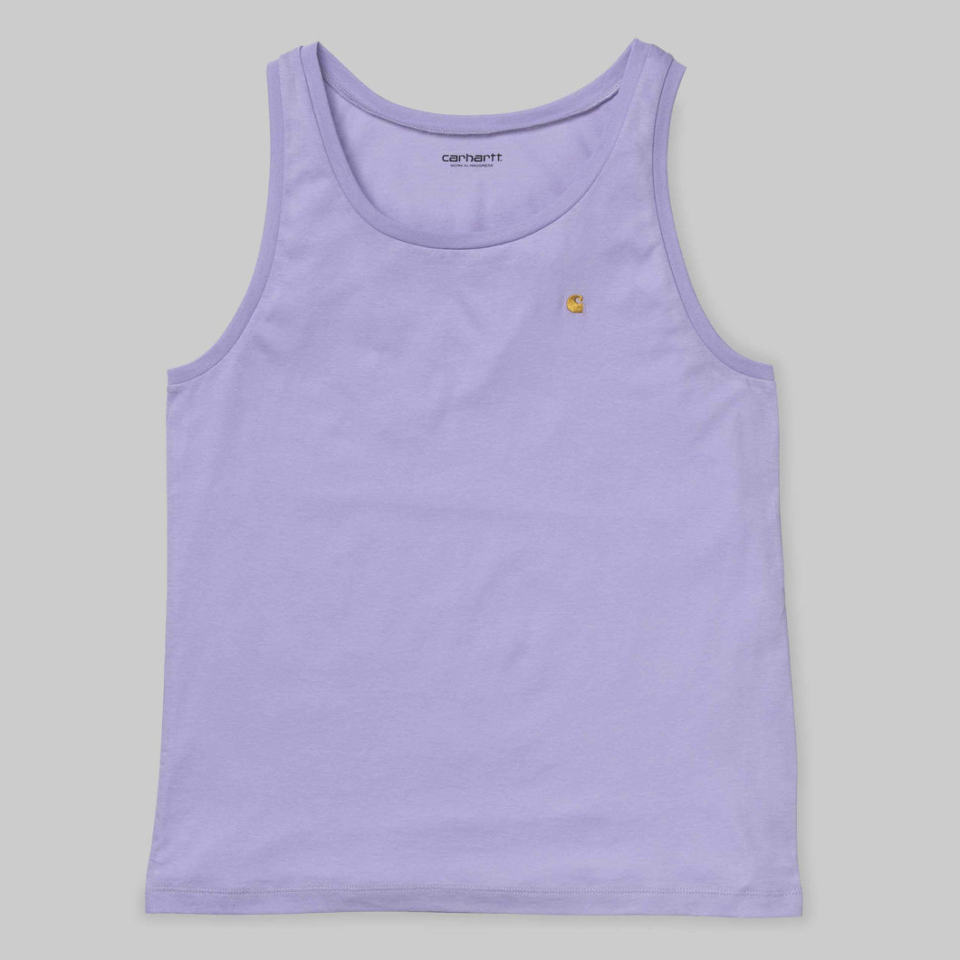 CARHARTT WIP W' Chase A-Shirt Canotta Smanicato Donna Soft Lavender Viola