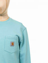 Carica l&#39;immagine nel visualizzatore di Gallery, Carhartt Felpa Uomo Celeste I027681
