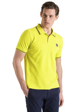Carica l&#39;immagine nel visualizzatore di Gallery, North Sails Uomo Polo a Righe di Base con Logo e Maniche Corte Verde - XL
