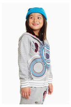 Carica l&#39;immagine nel visualizzatore di Gallery, Desigual Felpa Becket 18WGSK02 Felpa Bambina con Zip e Cappuccio
